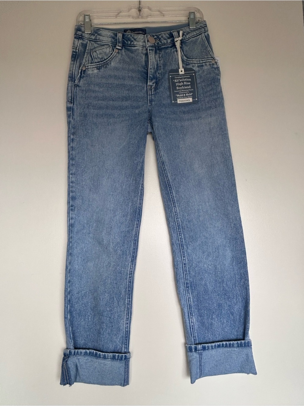 Democracy
Petite "Ab"Solution High-Rise Boyfriend Jeans Size 0